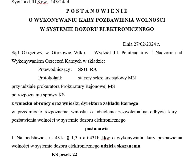 Kto składa wniosek o dozór elektroniczny i jak uniknąć więzienia?