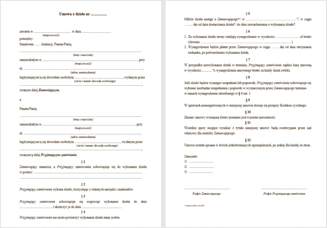 Umowa o dzieło czy zlecenie na remont? Kluczowe różnice i wybór