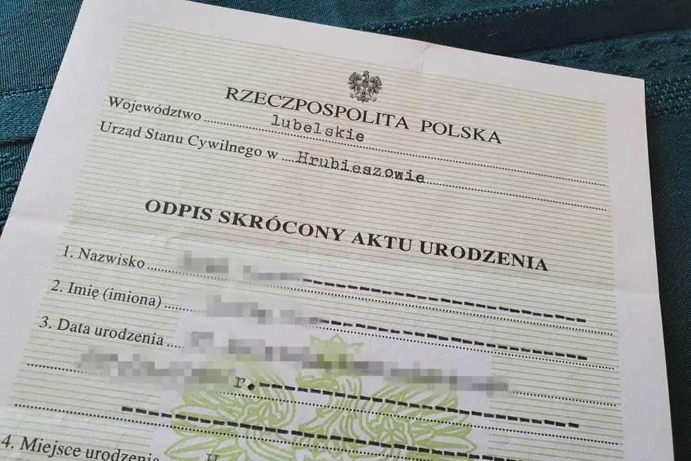 Ile jest ważny odpis aktu urodzenia i kiedy warto go zaktualizować