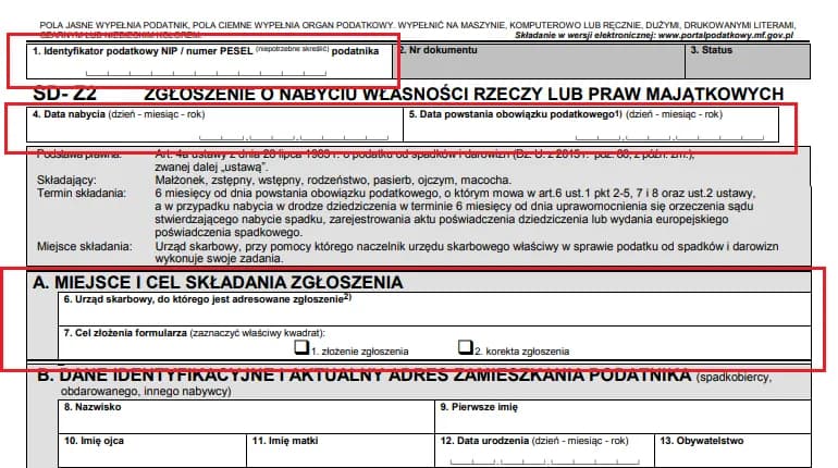 Jak wypełnić wniosek SD-Z2, aby uniknąć problemów z podatkiem
