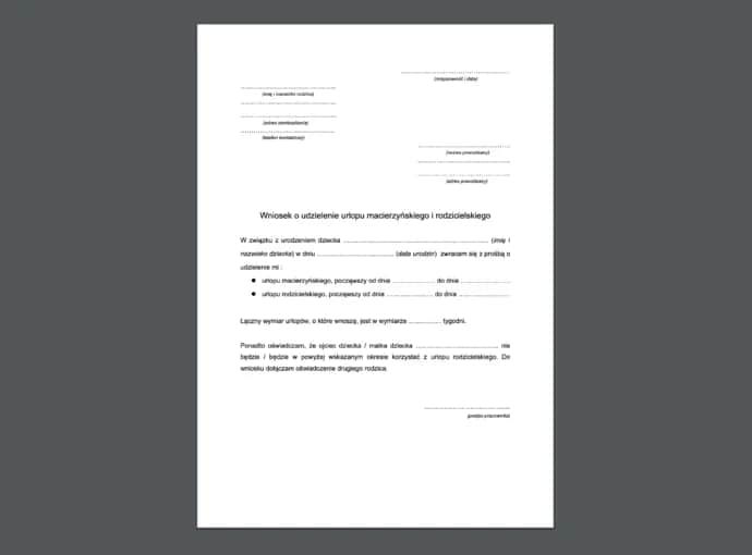 Urlop wypoczynkowy po macierzyńskim: kiedy złożyć wniosek, aby zyskać pewność