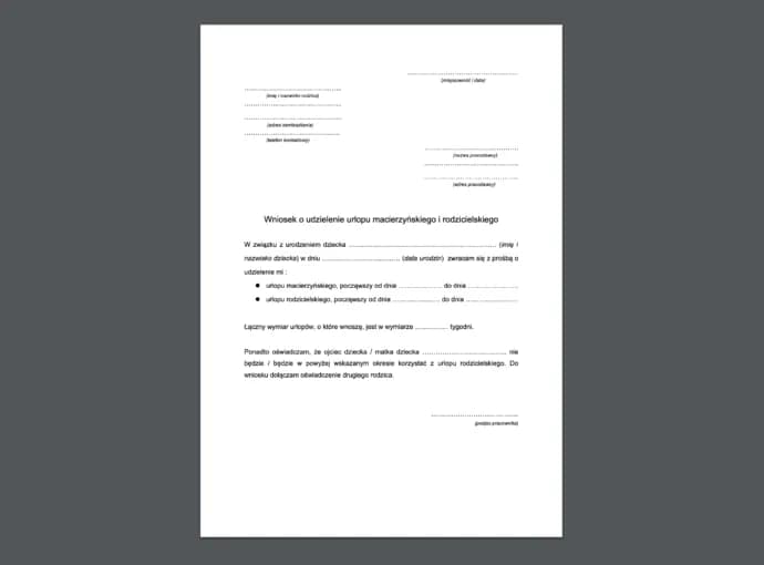 Urlop wypoczynkowy po macierzyńskim: kiedy złożyć wniosek, aby zyskać pewność