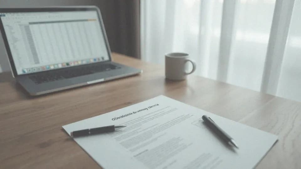 Jakie dane do umowy o dzieło? Kluczowe informacje, które musisz znać