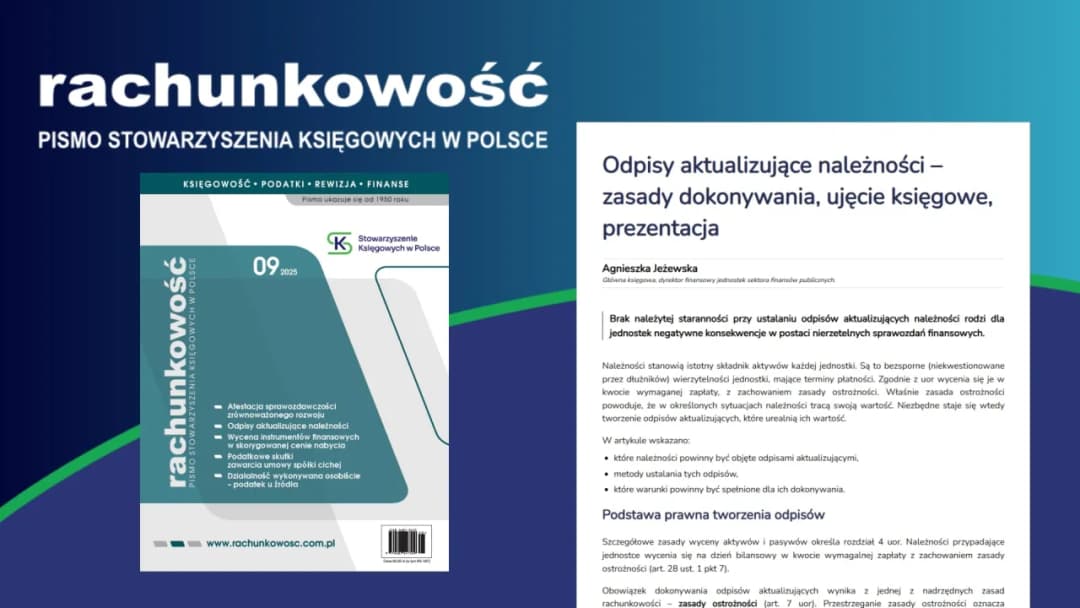Jak zaksięgować odpis aktualizujący należności bez błędów w księgowości